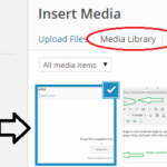 Screenshot of Media Library