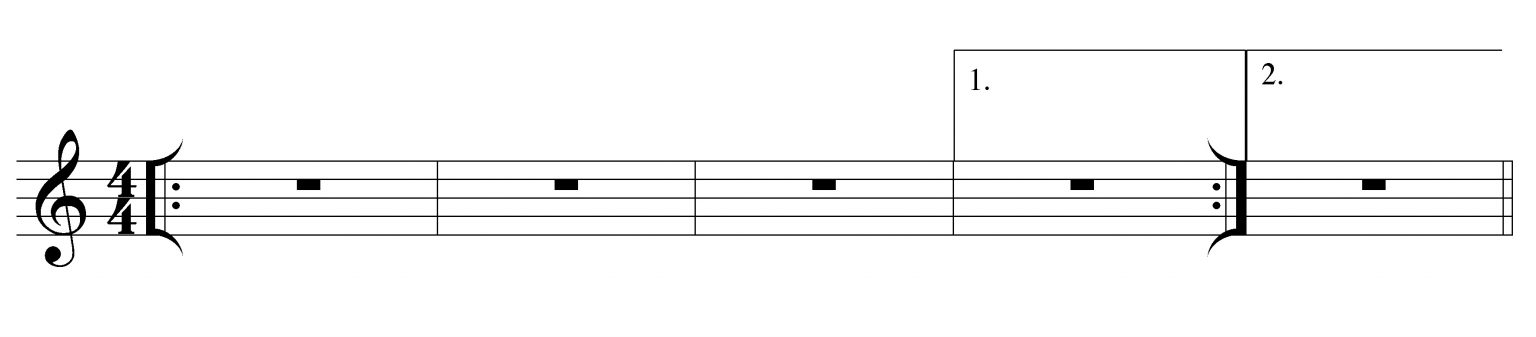 Repeats – Introduction to Music Theory and Rudiments