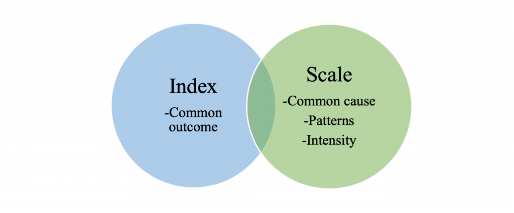 Figure 4.3. Comparing Index and Scale. Image description available.