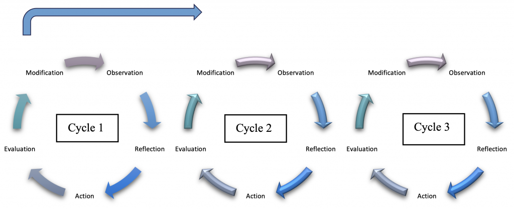 Figure 11.8. Action Research Cycles